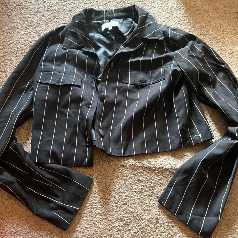 L’academie black and white‎ jacket/blazer small